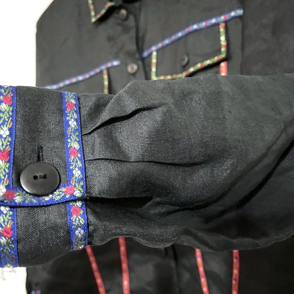 Brett Harrison Vintage Oversized Linen Button Up - Picture 12 of 14